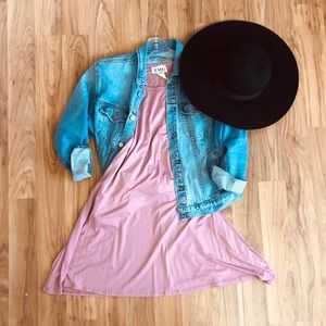 Pink flowy Mini Dress 🌸